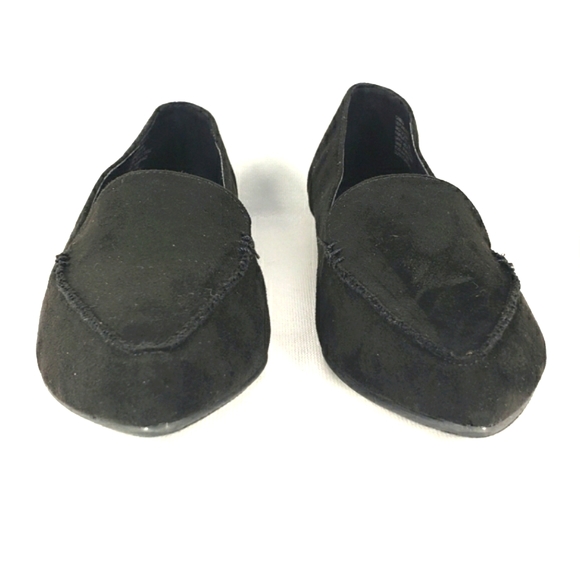 JustFab NEW! Campbell, Black Faux-suede, Slip On Loafer Women's Size 7M - Picture 10 of 13